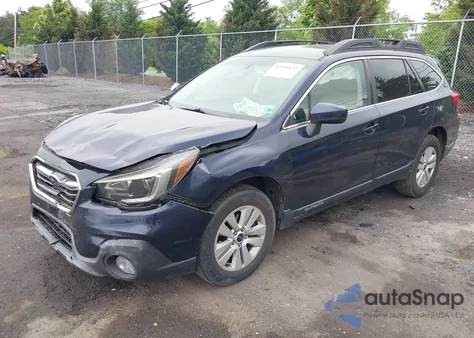2018 Subaru Outback 2.5I Premium из США, поврежденный, VIN 4S4BSACC3J3283424